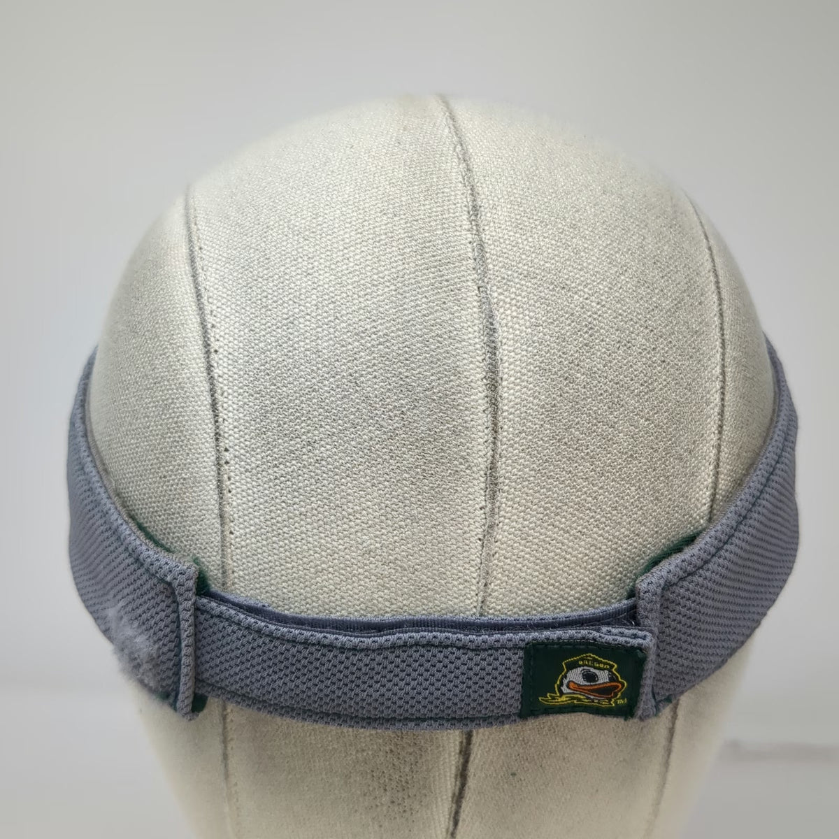 Oregon Ducks Russell NCAA Visor Gray Yellow Green One Size Mesh Adjustable Hat