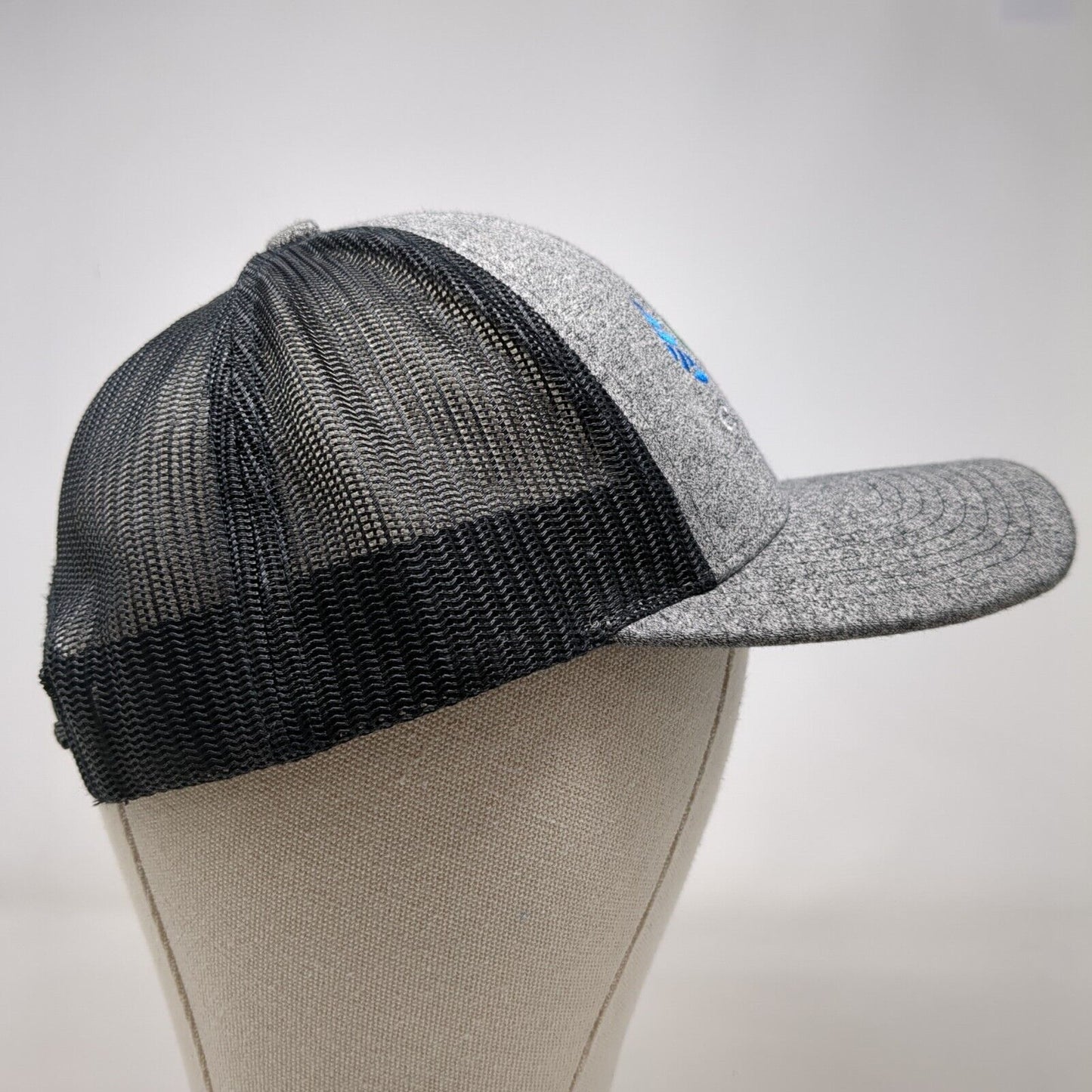 Elements Massage Snapback Trucker Hat Gray S Embroidered Mesh Back Richardson