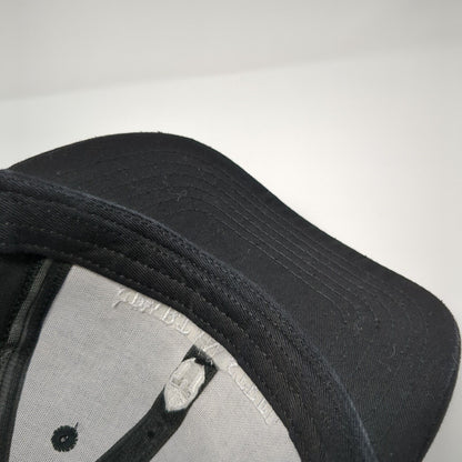Spartan Steel Snapback Hat Black One Size Adjustable Embroidered Cap America