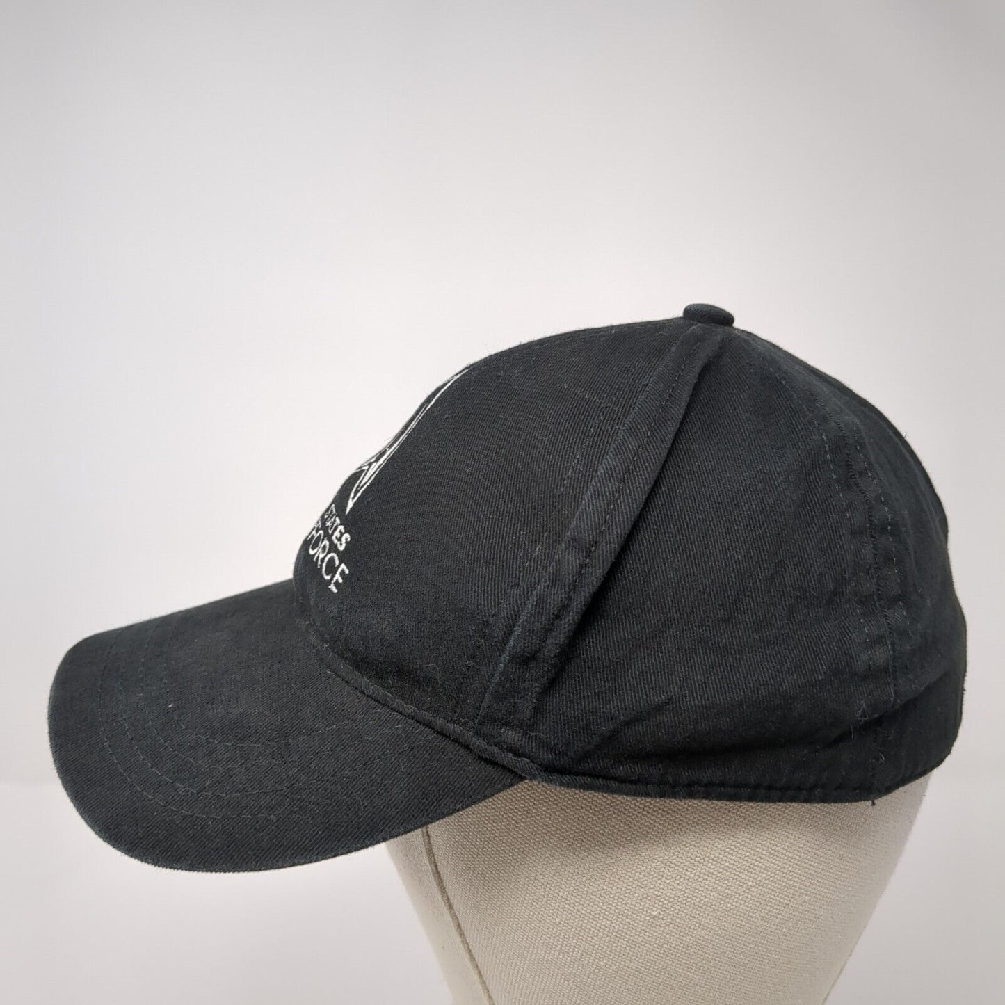 United States Space Force Fitted Hat Black One Size Lightweight Embroidered