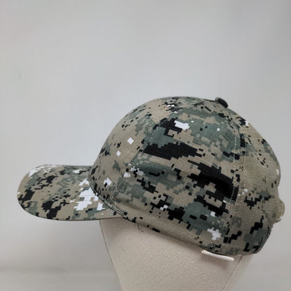 True Gear North Strapback Hat Camouflage One Size Adjustable 6 Panel Blank