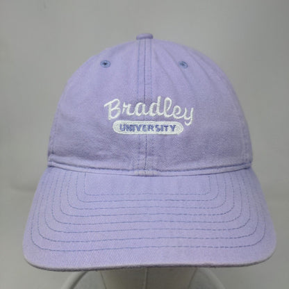 Legacy Women's Slideback Hat Purple OSFA Embroidered Bradley University Logo