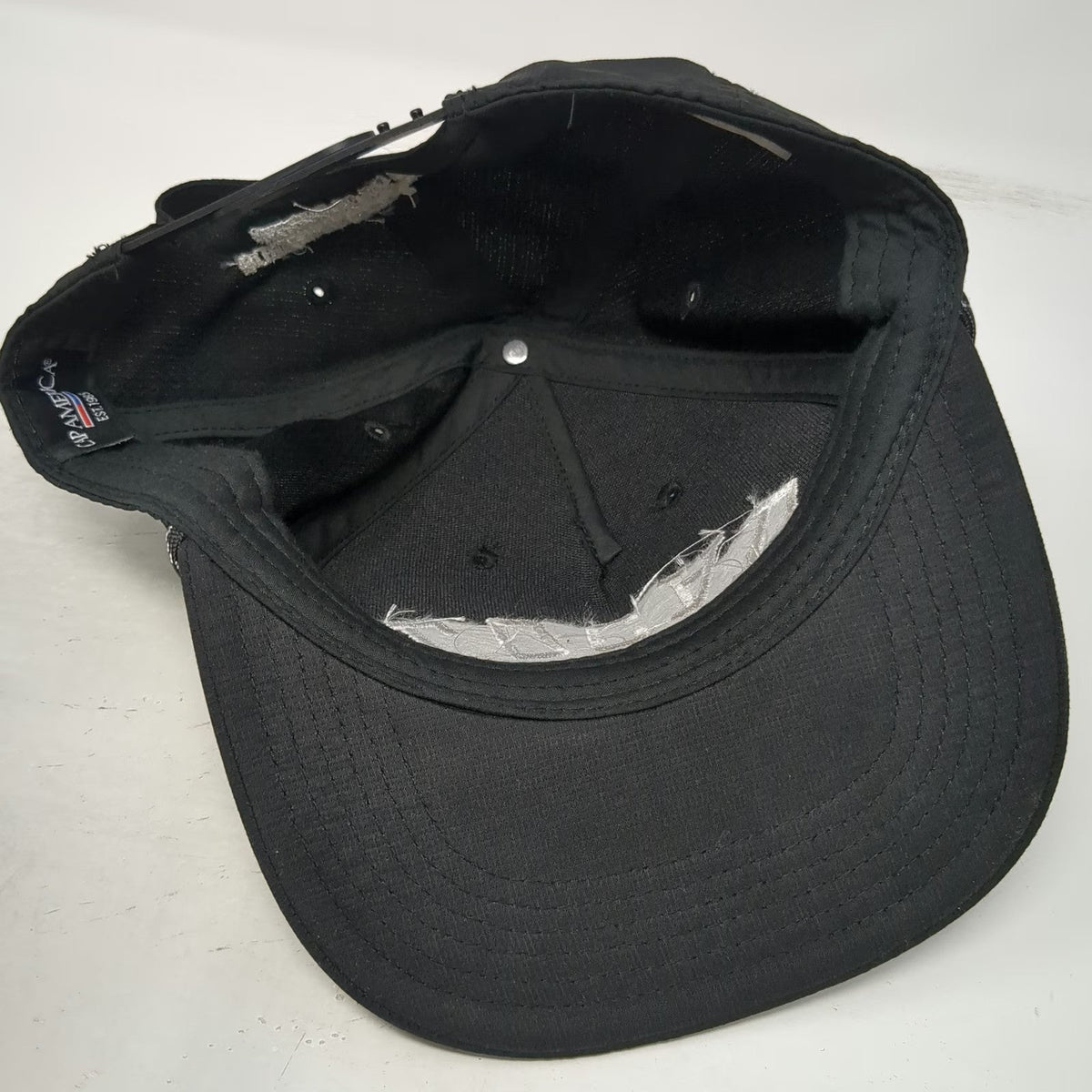 Cap America 5 Panel Black One Size Hat SOLV 50th Anniversary Rope Snapback