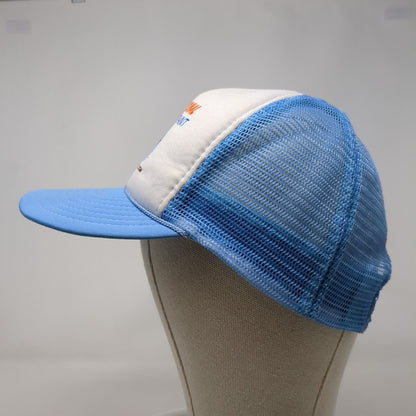 International Auto Body & Paint Snapback Trucker Hat Blue OSFA Mesh Back Rope