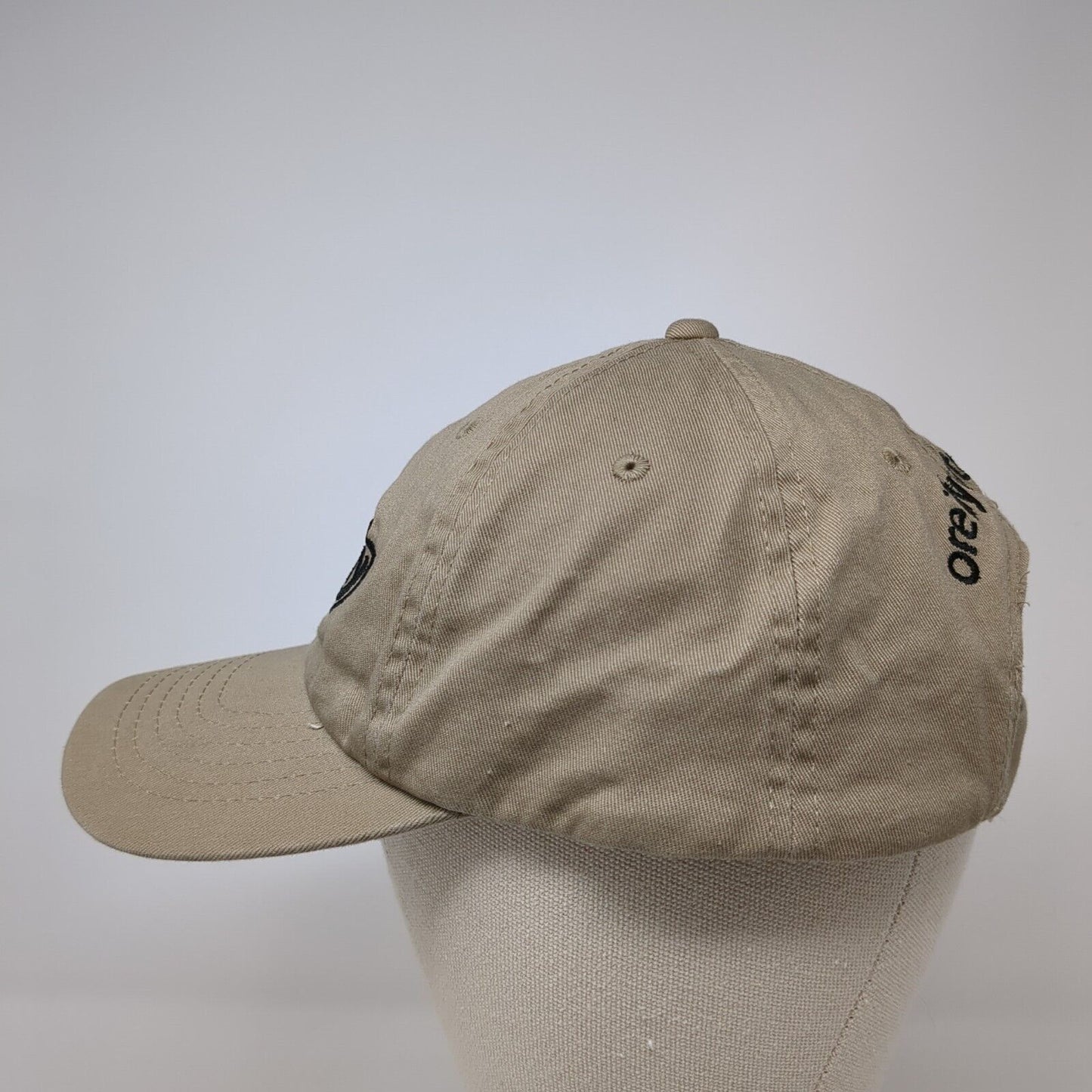 O'Reilly Auto Parts Strapback Hat Tan One Size Adjustable 6 Panel Solid