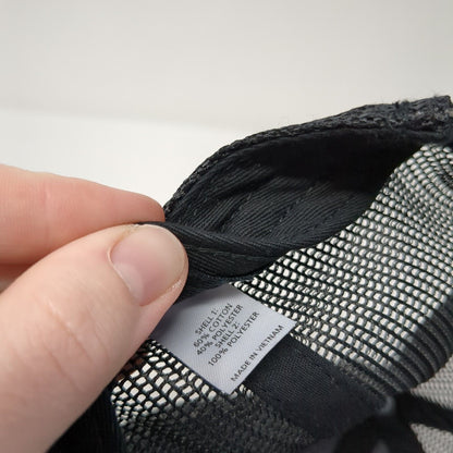 RMC Rocky Mountain Crane Snapback Trucker Hat Black One Size Mesh Back