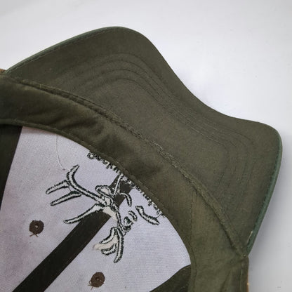 Rocky Mountain Elk Foundation Baseball Cap Brown One Size Strapback Antlers Hat