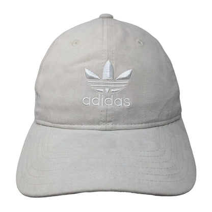 Adidas Trefoil Women's Slideback Hat Tan OSFW Embroidered 3 Stripes