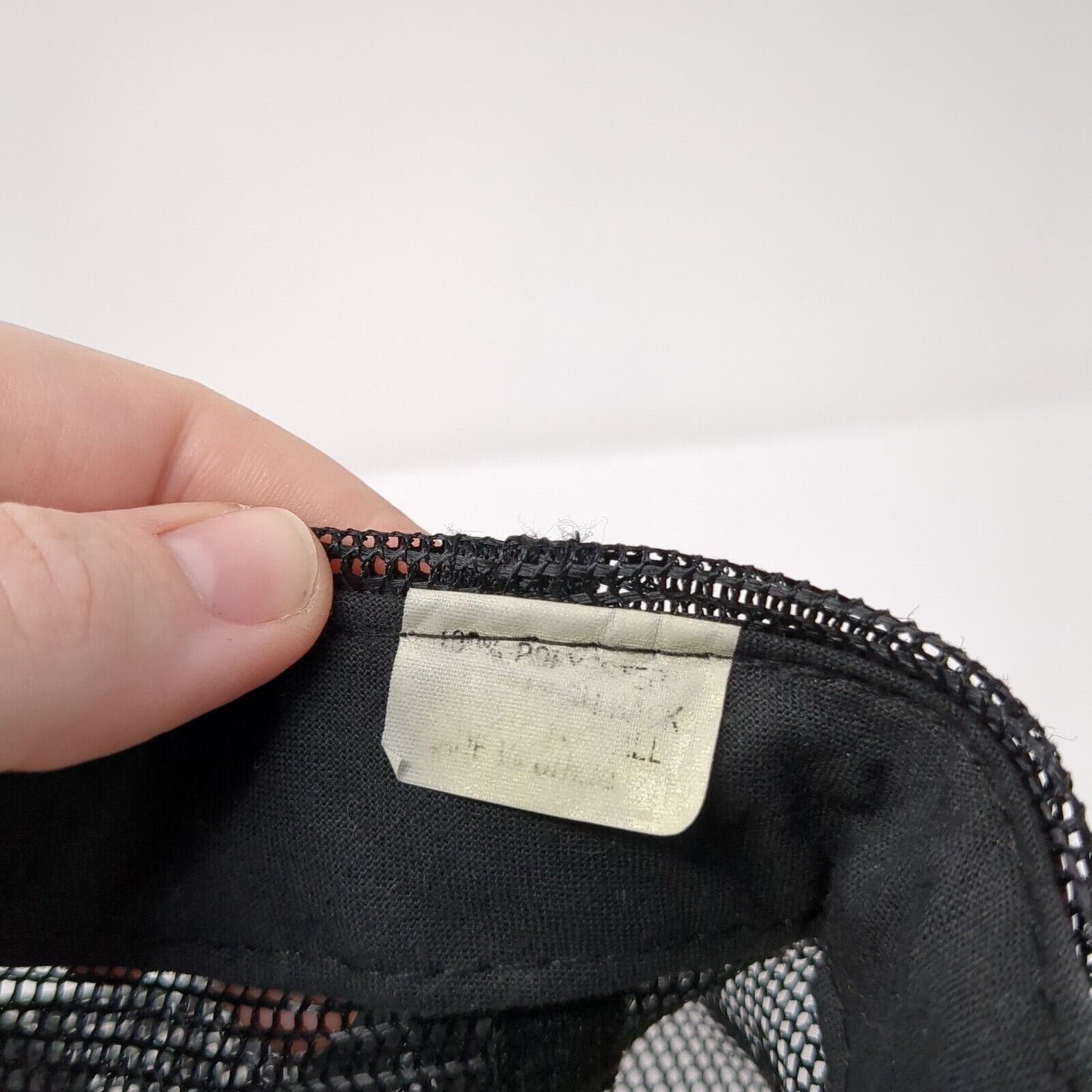 Hayden Hill Snapback Rope Trucker Hat Black One Size Mesh Back Colorblock