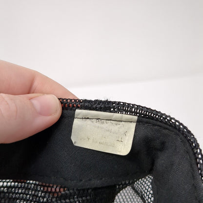 Hayden Hill Snapback Rope Trucker Hat Black One Size Mesh Back Colorblock