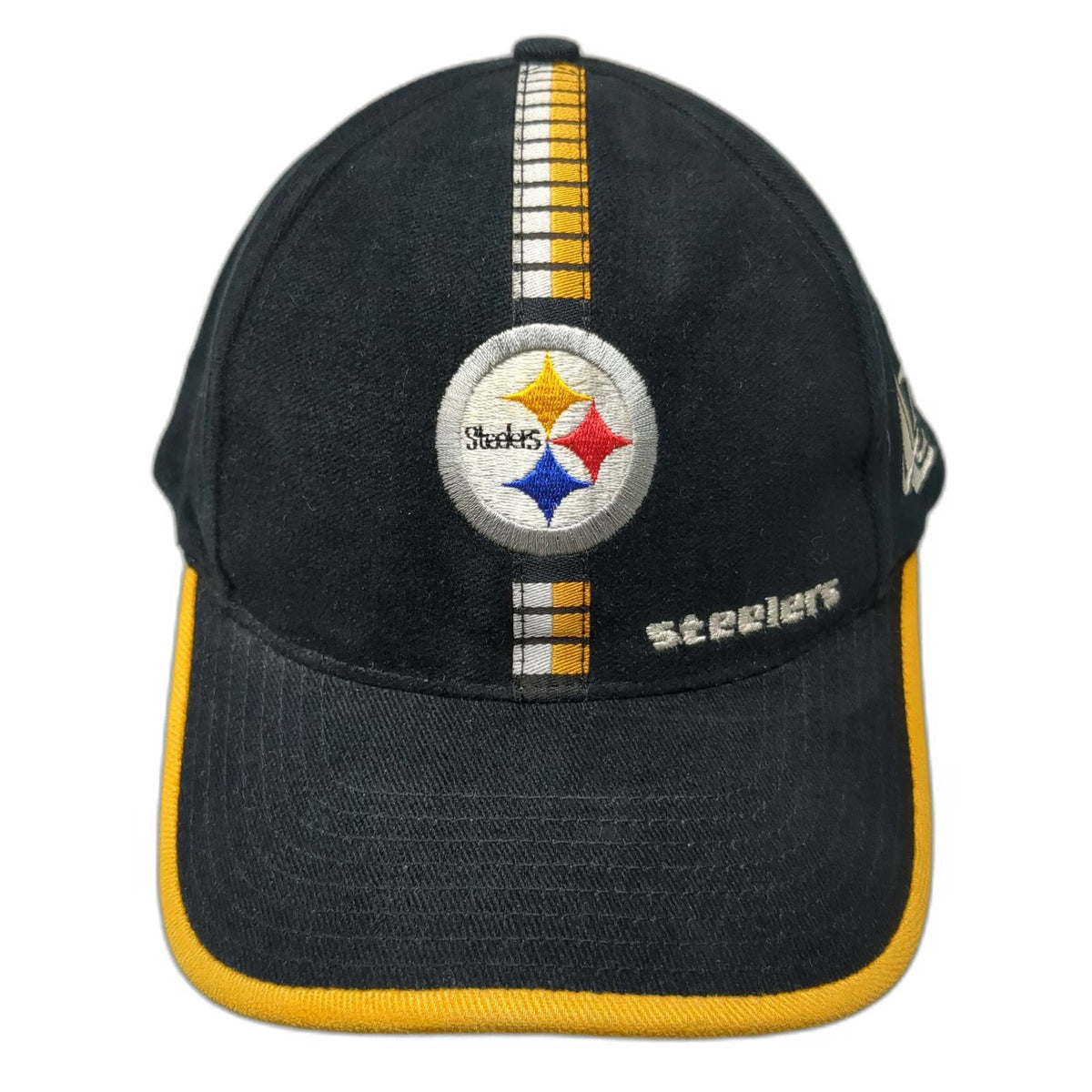 Logo Athletic Pittsburgh Steelers NFL Hat Black One Size Cap Slideback Pro Line
