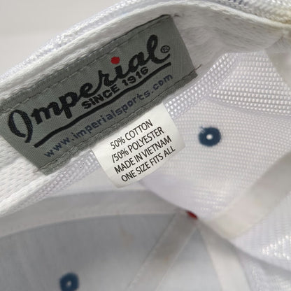 Imperial The Bridges Baseball Cap Blue One Size Mesh Back Strapback Logo Hat