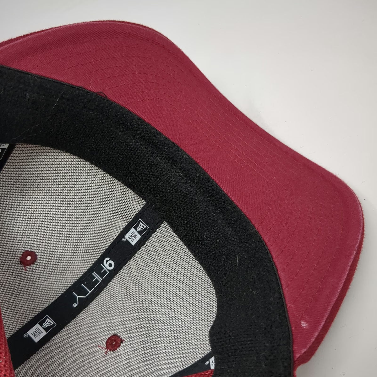 New Era Trucker Hat Red One Size Specialized Logo Mesh Back Snapback Cycling