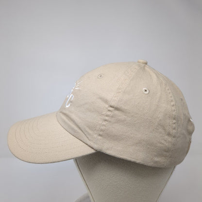 C&C 10.26.24 Slideback Hat Tan One Size Adjustable Embroidered BIG X Cotton