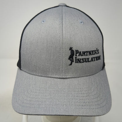 Port Authority Baseball Cap Gray M Fitted Mesh Flexfit Partners Insulation hat