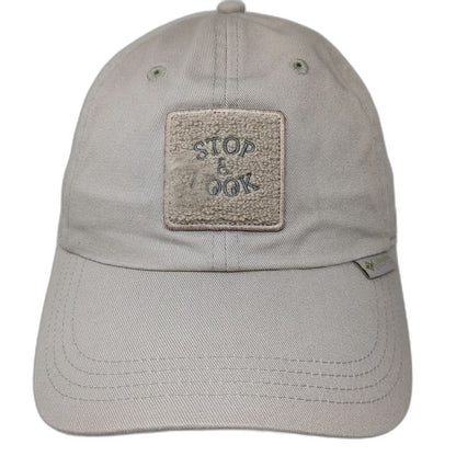 Columbia Baseball Cap Beige One Size Stop & Look Textured Patch Strapback Hat