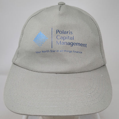 Vista 5 Panel Gray Blue OSFM Polaris Capital Management Slideback Hat Finance