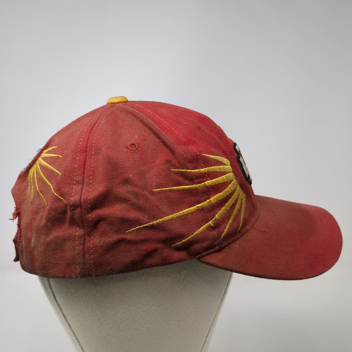 Starter Kansas City Chiefs NFL Red Baseball Cap Sunburst Pro Line Hat Vintage