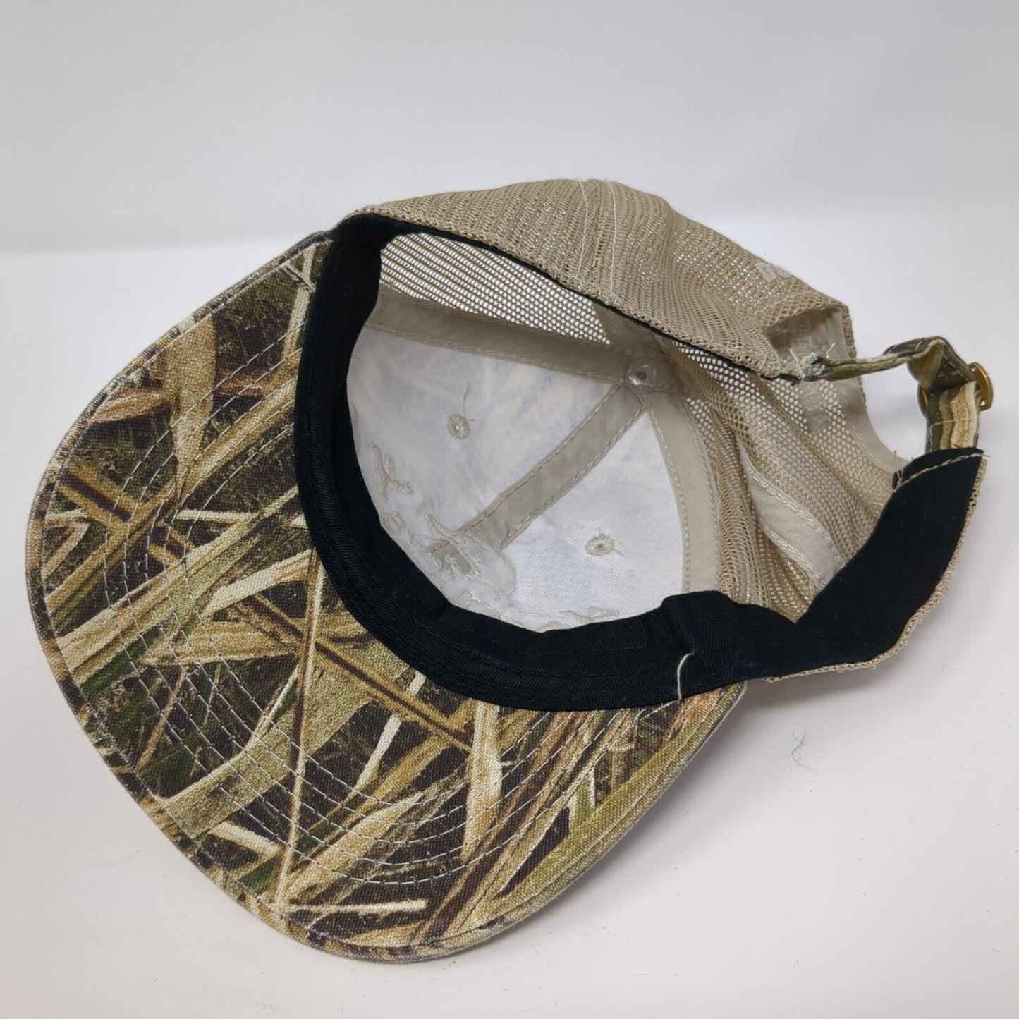 Ducks Unlimited Slideback Mesh Back Trucker Hat Camo One Size DU Leader
