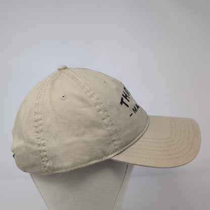 Thrive Markert Slideback Baseball Cap Brown One Size Adjustable Embroidered Otto
