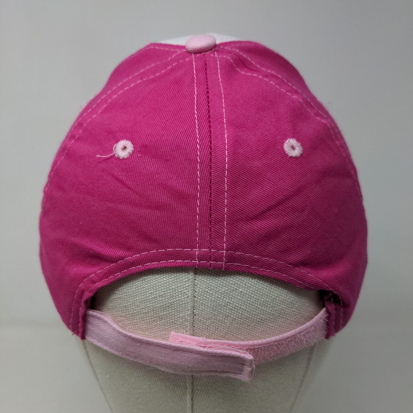 Disney Princess Girl's Strapback Hat Pink Size OSFM Cinderella Rapunzel Jasmine