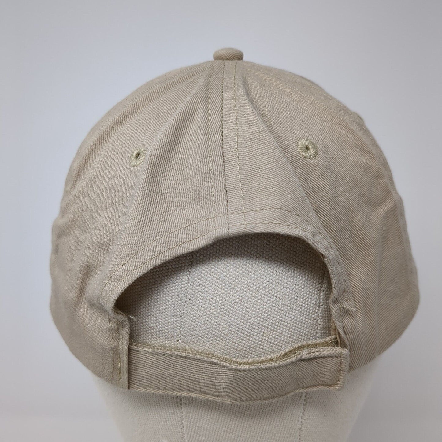 Front Sight First Family Strapback Hat Tan One Size Adjustable Embroidered Otto