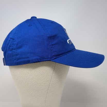 Town Talk Baseball Cap Blue OSFM Embroidered Quail Run Golf Club Logo Hat Cotton