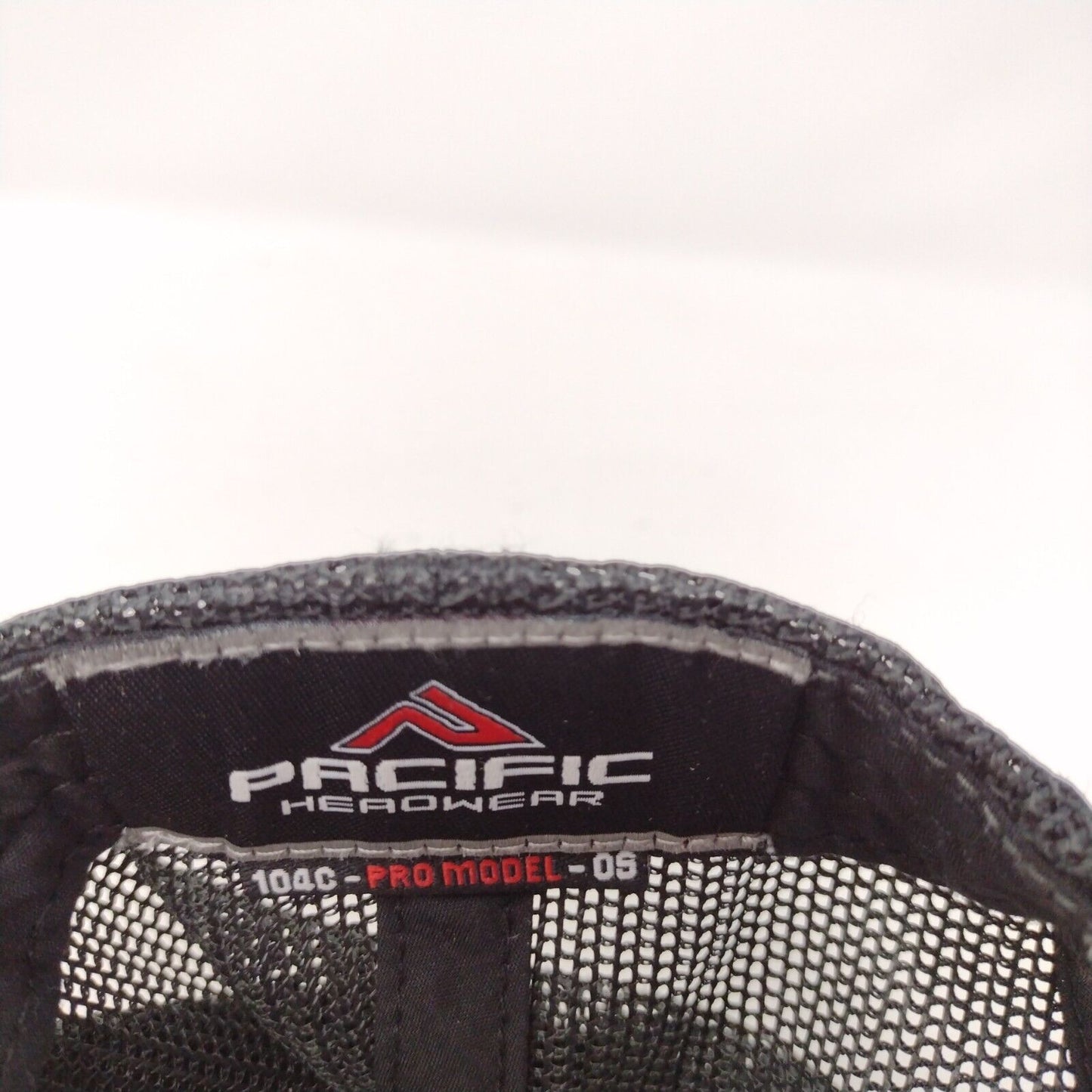 EB Snapback Mesh Back Trucker Hat Gray OSFA Embroidered Pacific Headwear