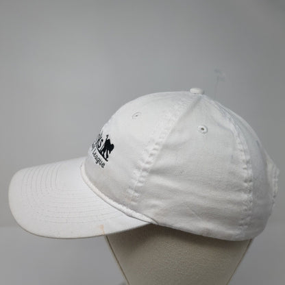 Wee Links Golf League Strapback Hat White One Size Adjustable 6 Panel