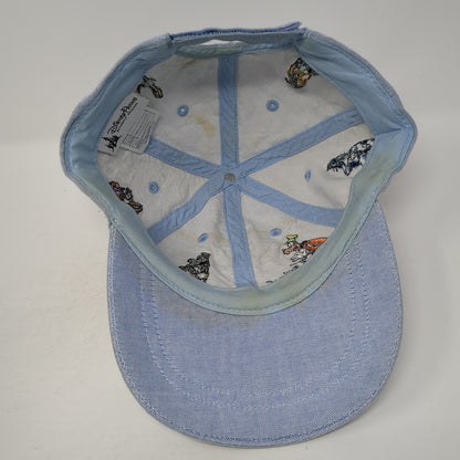 Mickey & Friends Baseball Cap Blue One Size Adjustable Embroidered Disney Parks