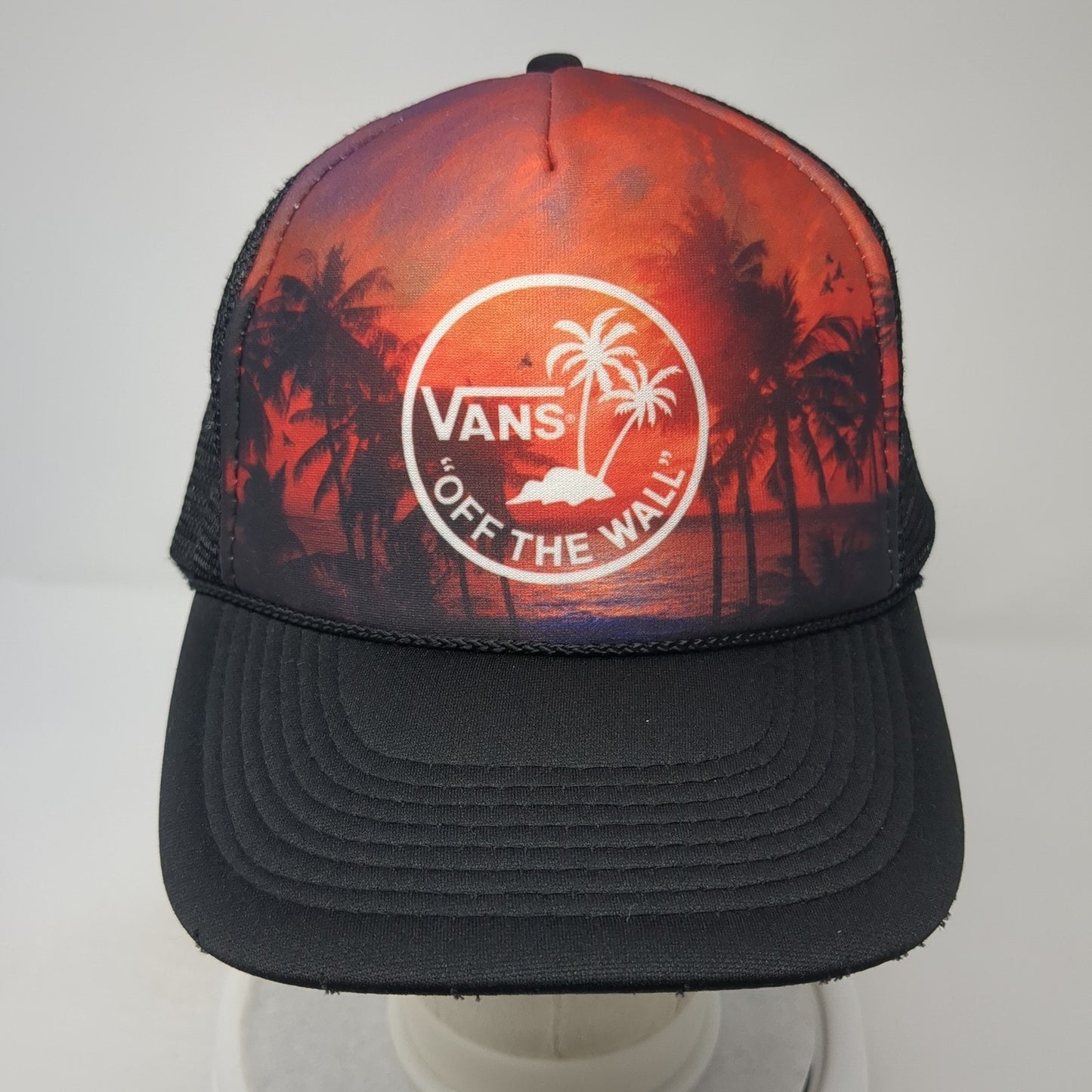 Vans Off The Wall Snapback Trucker Hat Multicolor OS Adjustable Mesh Back Otto