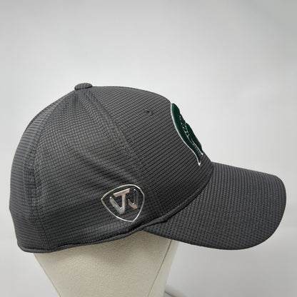 Spartans Fitted Hat Gray One Size Memory Fit Stretch Embroidered Logo