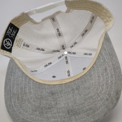 Yee Yee Apparel Co Trucker Hat Gray One Size Mesh Snapback Logo Patch