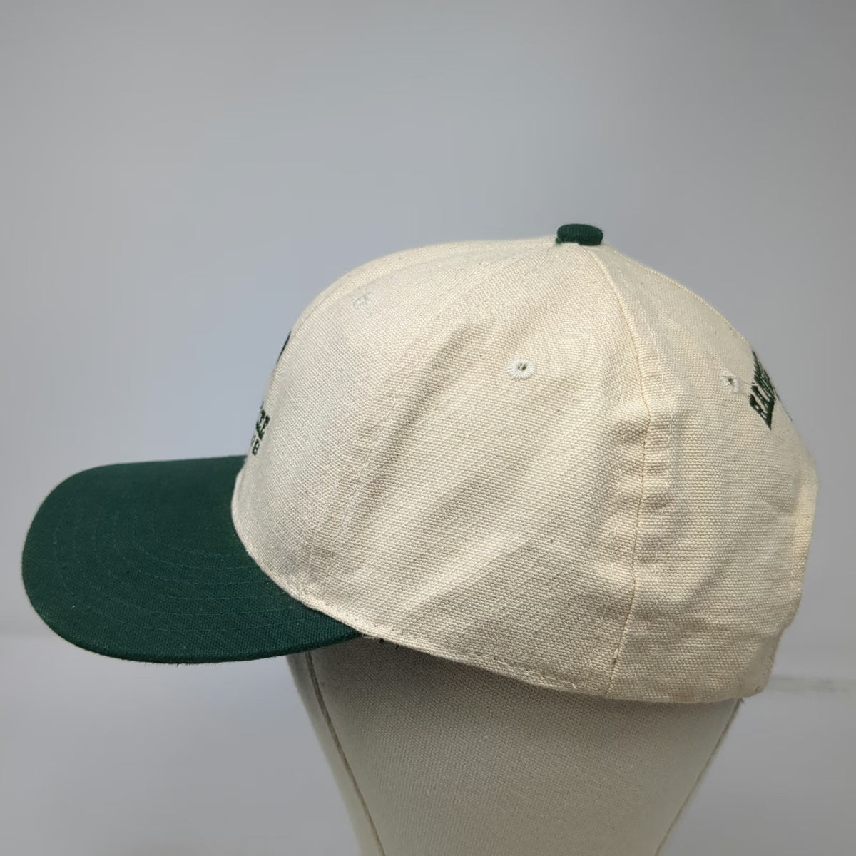 Legendary Hanging Tree Golf Club Staff Baseball Cap Beige Green OSFM hat Logo