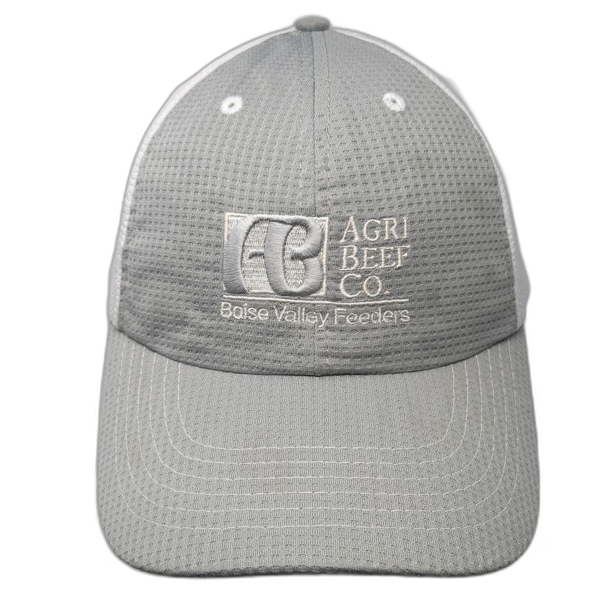 Baseball Cap Gray One Size Agri Beef Co Boise Valley Feeders Corporate Mesh Hat