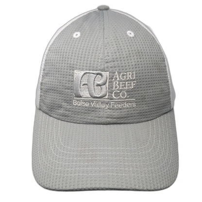 Baseball Cap Gray One Size Agri Beef Co Boise Valley Feeders Corporate Mesh Hat