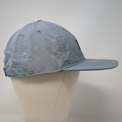 AFTCO Baseball Cap Blue One Size Strapback Nylon Fishing Hat Fish Logo Patch