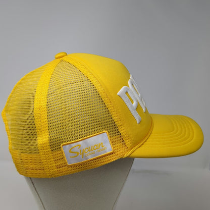 San Diego Padres MLB Melonwear Trucker Hat Yellow One Size Sycuan Patch Mesh