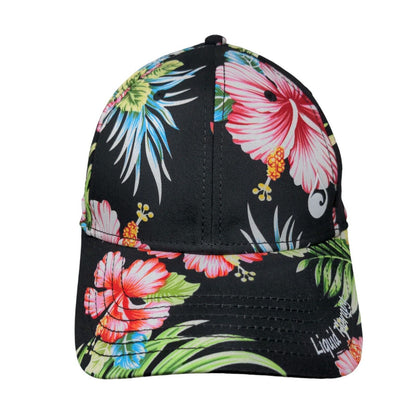 Liquid Therapy Snapback Hat Multicolor OSFM Adjustable Floral Print Otto