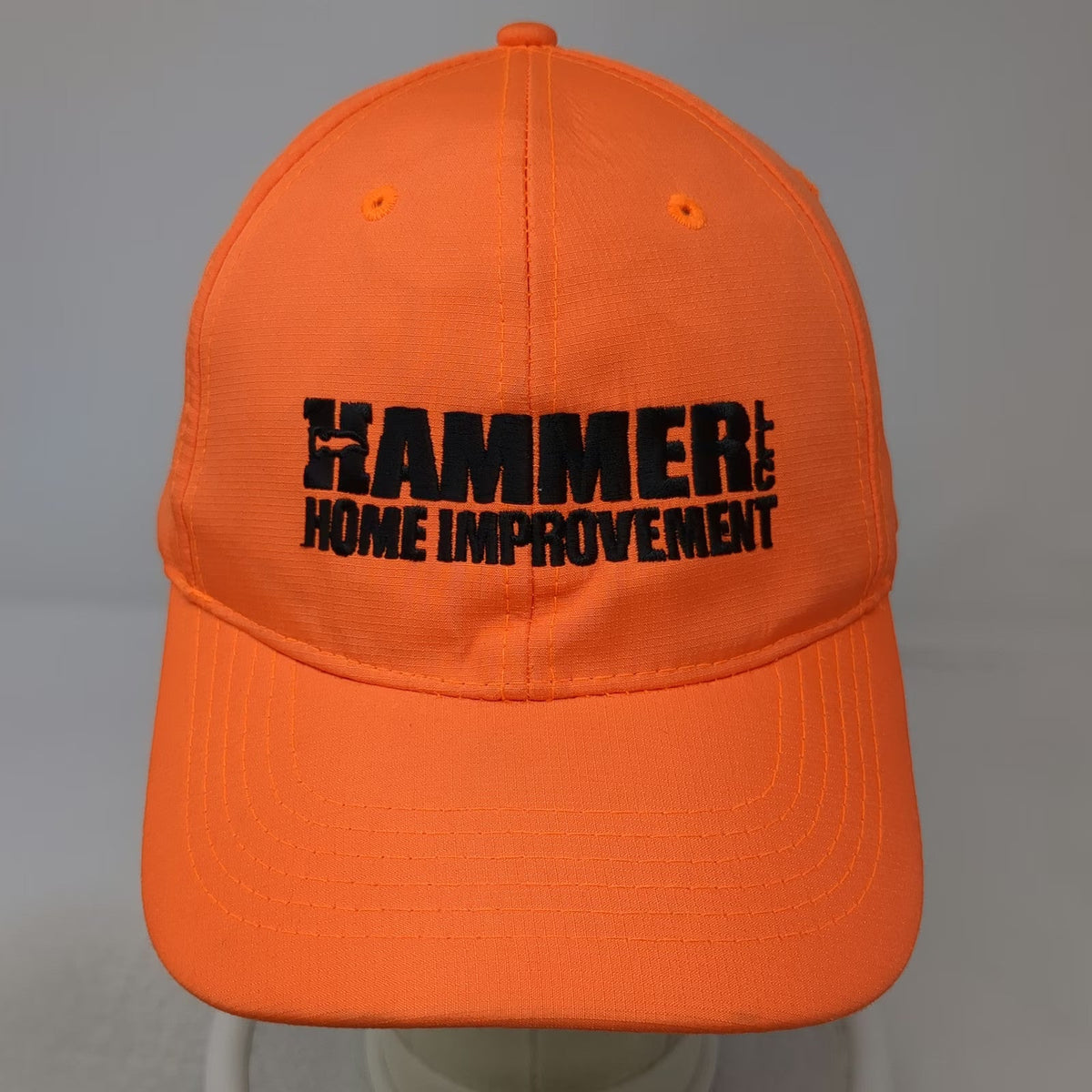 Orange Baseball Cap One Size Hammer & Co Home Improvement Logo Strapback Hat