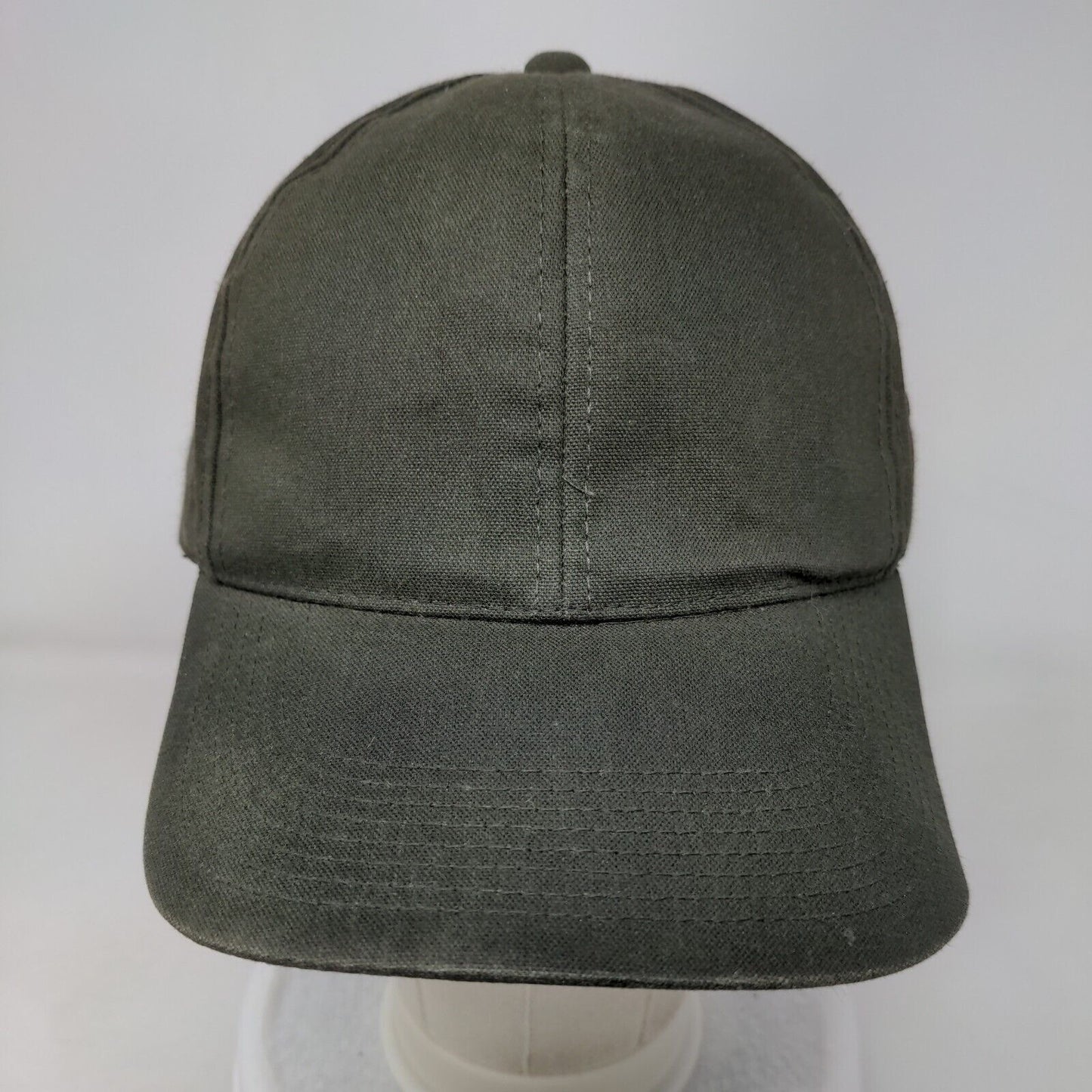 Signatures Slideback Hat Green OSFA Adjustable Solid Vent Holes Blank