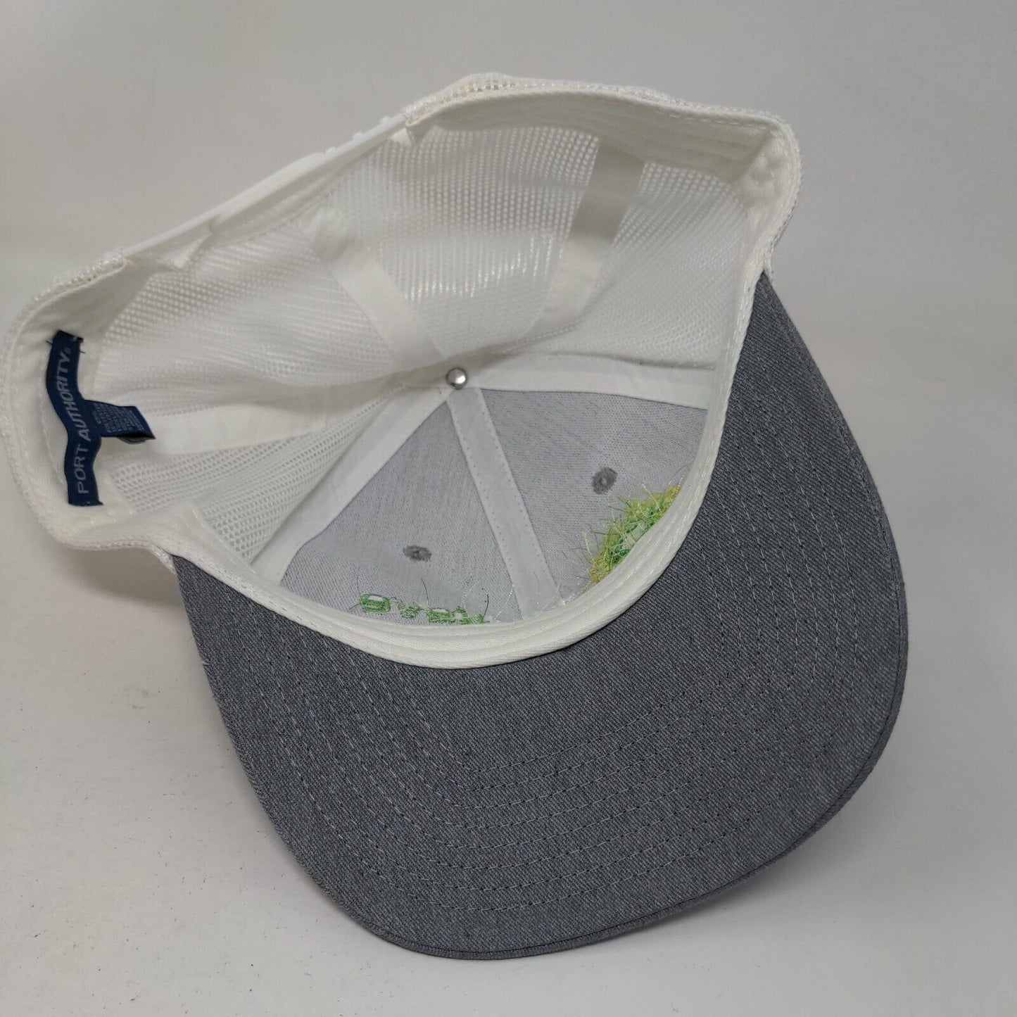 Trulieve Snapback Mesh Back Trucker Hat Gray One Size Port Authority
