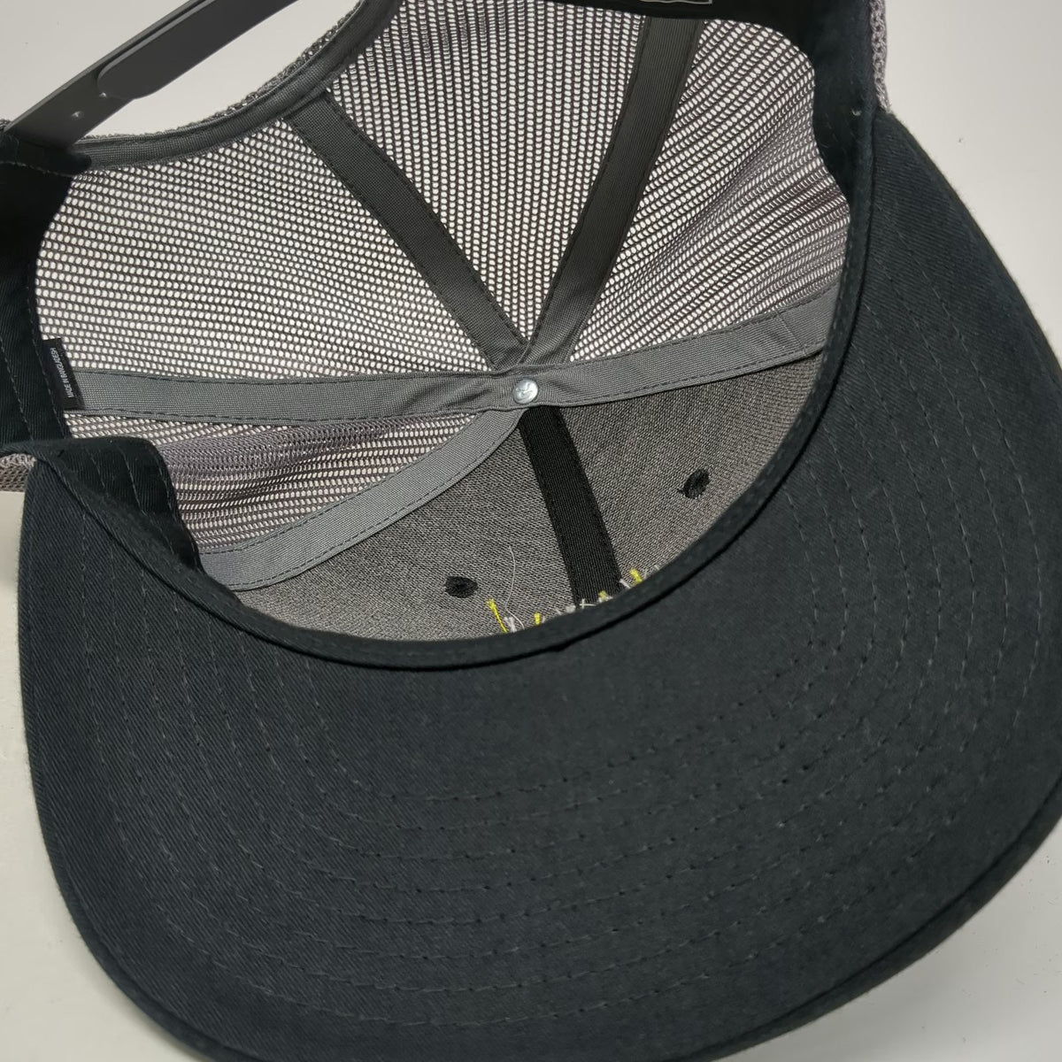 Richardson Trucker Hat Black One Size Georgia Army National Guard Mesh Snapback