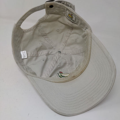 Master's Mens Slideback Hat Tan Adjustable Embroidered 2006 Golf