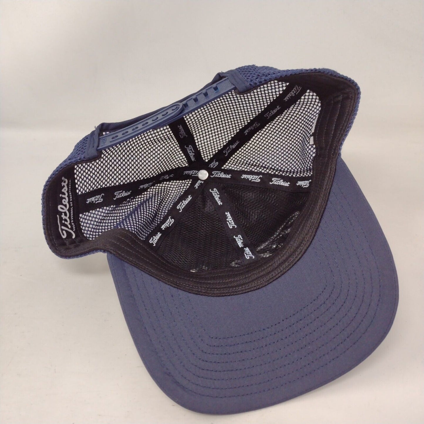 Titleist FJ Pro V1 Snapback Trucker Hat Blue One Size Embroidered 6 Panel