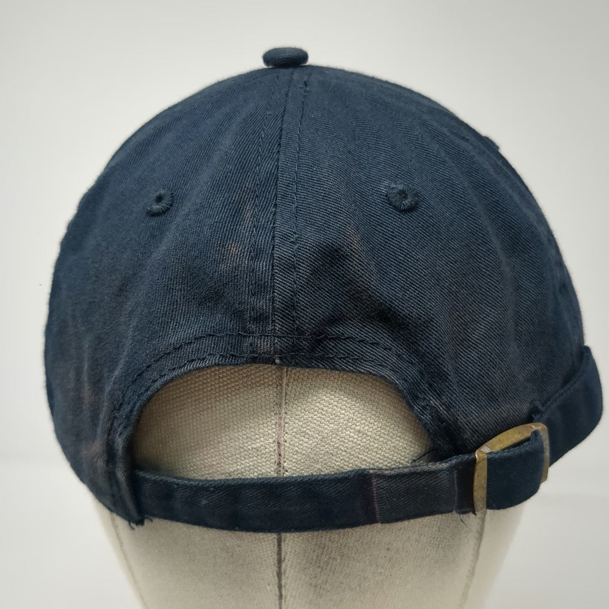 '47 New England Patriots NFL Blue One Size Cap Distressed Slideback Buckle Hat