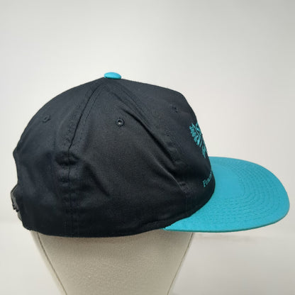 Yupoong Snapback Black Blue OSFM Silent Floor Trus Joist MacMillan 6 Panel Hat
