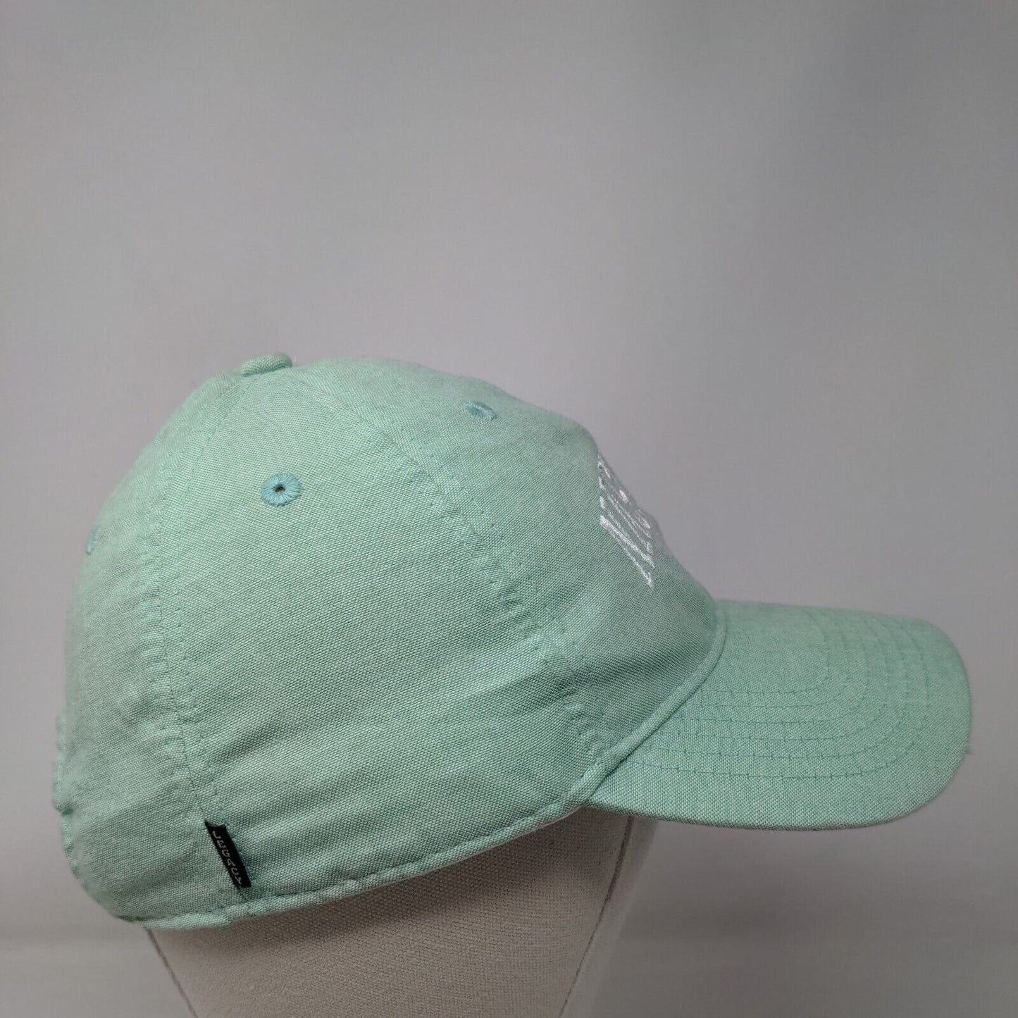 Nashville Guitar Slideback Hat Green One Size Embroidered 6 Panel