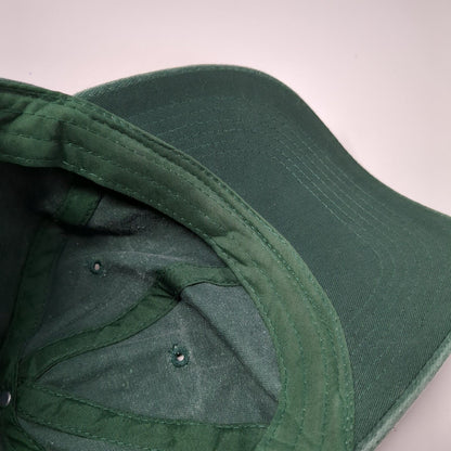 Perfectly Imperfect Slideback Hat Green One Size Adjustable 6 Panel Shanxiu