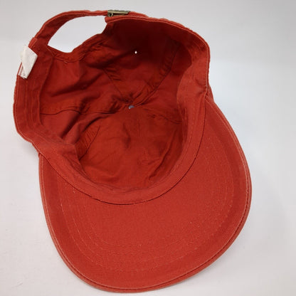 No Boundaries Slideback Hat Orange One Size Adjustable Embroidered